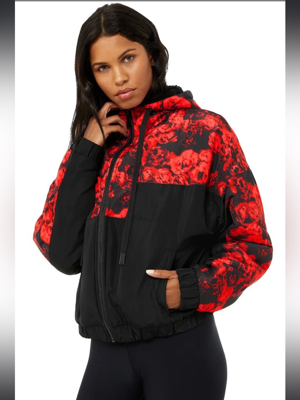 Alo Duality Rose Jacket Fleece Windbreaker